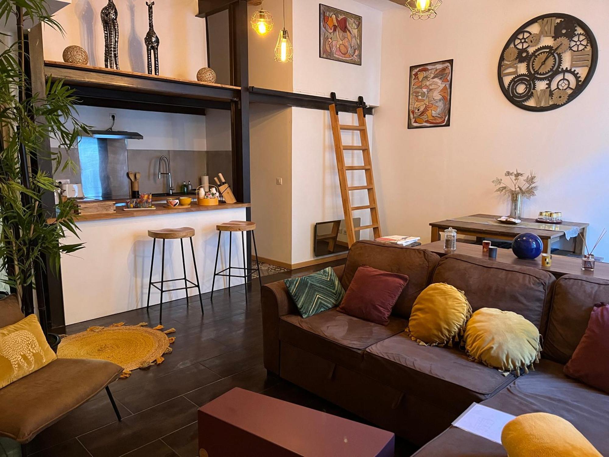 Appartement Atypique Cosy Entre Terre & Mer Marselha Exterior foto